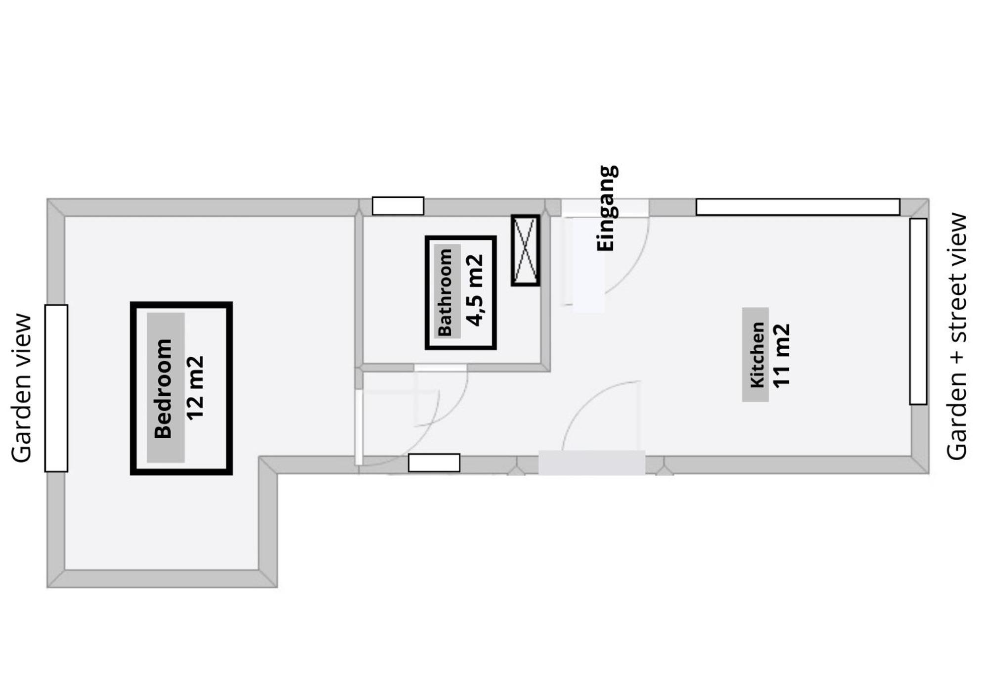 Mini-Apartment Ruhig Und Verkehrsguenstig In Berlin Exterior photo